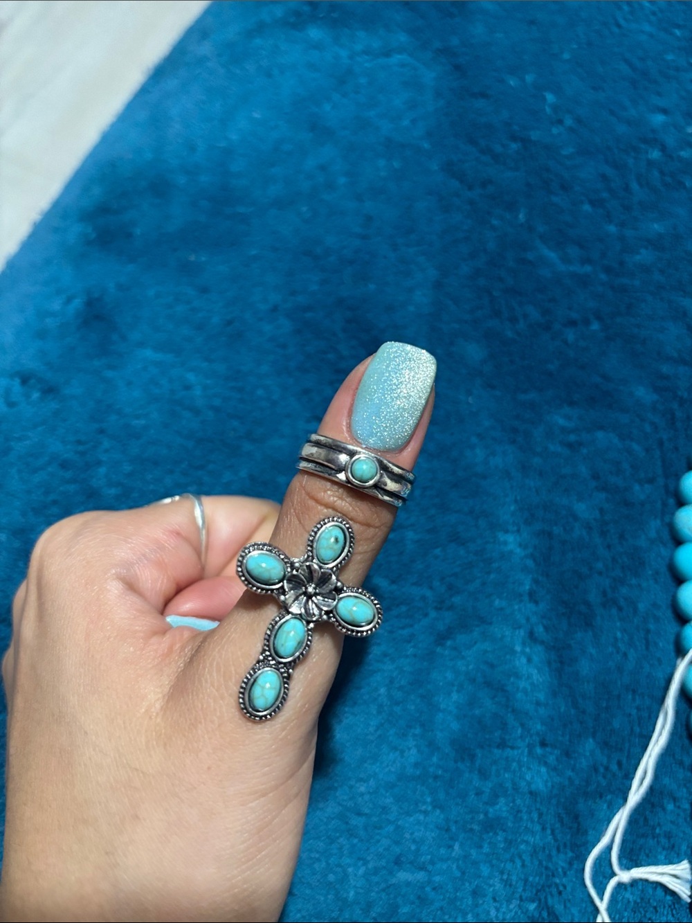 Turquoise Western jewelry bundle - Picture 4 of 8